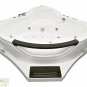 2 PERSON BATHTUB CORNER Whirlpool Jetted Hydrotherapy Tub SPA Step-in White New