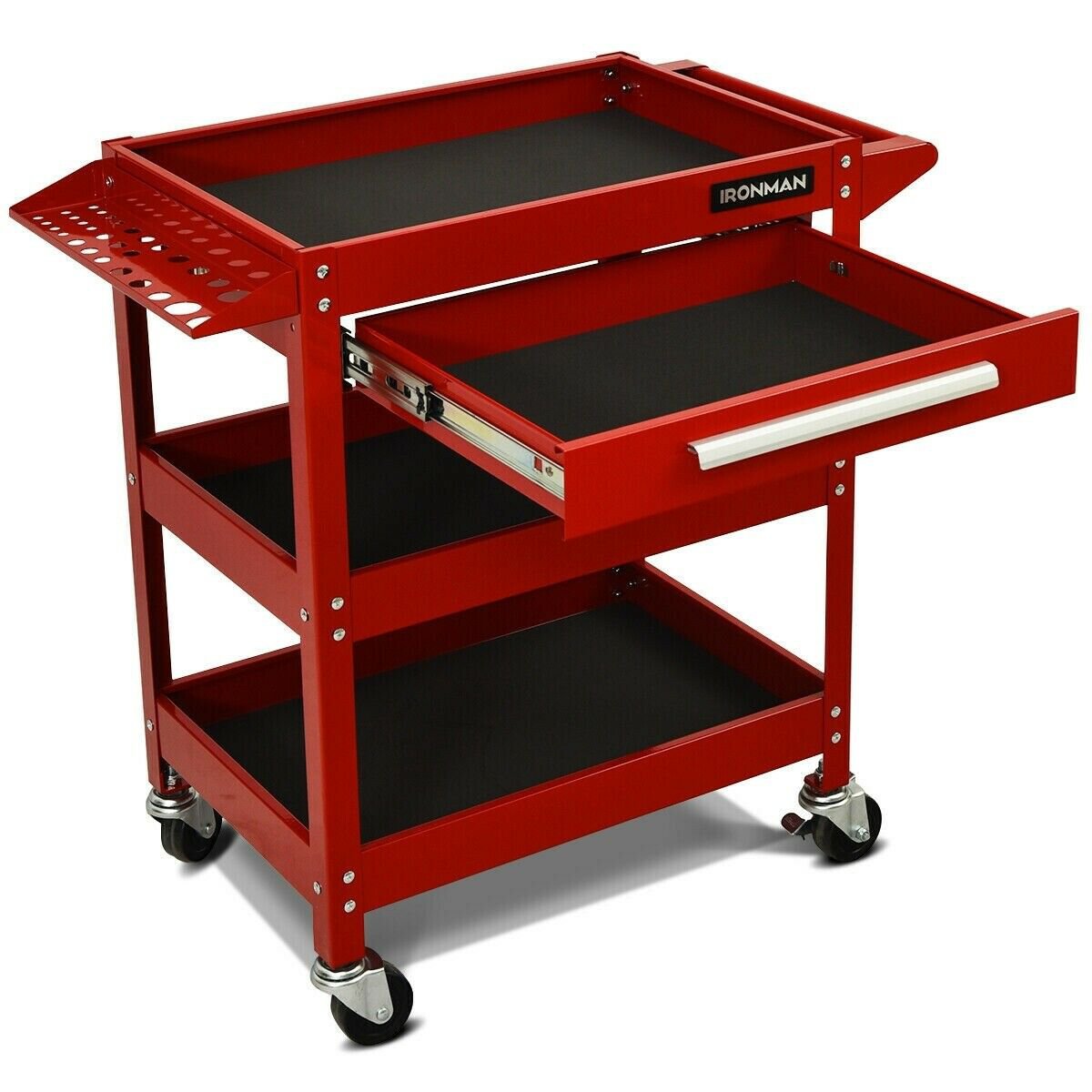 Rolling Tool Cart Mechanic Storage ToolBox Organizer with Drawer