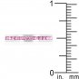 Pink Crystal Ring Stylish Stackables 0.35ct CZ Channel Plating Rhodium Jewelry