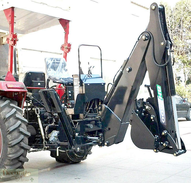 BACKHOE TRACTOR ATTACHMENT BH8600 Bucket PTO 3 Pt Link Excavator