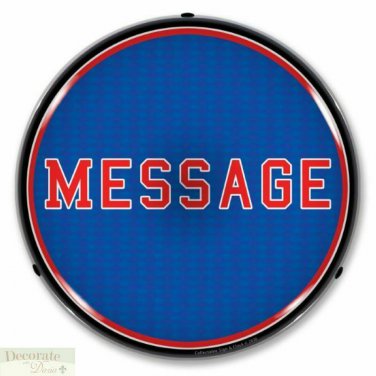 MESSAGE Sign 14" LED Light Store Business Advertise Made USA Lifetime Warranty