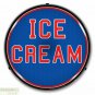 ICE CREAM Sign 14" LED Light Store Business Advertise Made USA Lifetime Warranty