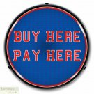 BUY HERE PAY HERE Sign 14" LED Light Store Business Advertise Lifetime Warranty