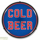 COLD BEER Sign 14" LED Light Store Business Advertise Made USA Lifetime Warranty