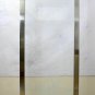 Waterfall Cascading Glass Wall Panel 72"H Steel Frame Lighting Restaurants Bars