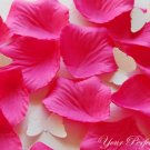 1000 FUCHSIA HOT PINK SILK ROSE PETALS WEDDING DECORATION FLOWER FAVOR RP013