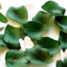 1000 HUNTER DARK GREEN SILK ROSE PETALS WEDDING DECORATION FLOWER FAVOR RP010