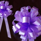 10 LAVENDER PURPLE 8" WEDDING PULL PEW BOWS FOR BRIDAL CAKE GIFT BASKET DECORCATION PB039