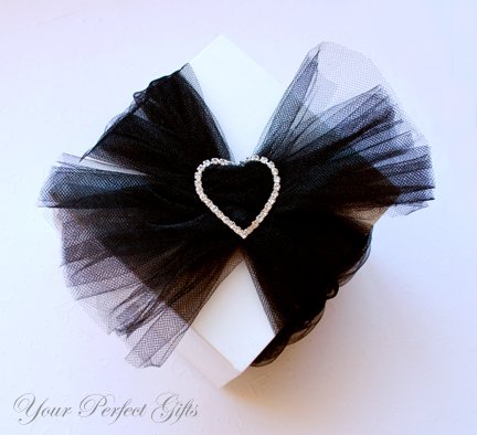 100 HEART 1.5" Silver Diamante Rhinestone Crystal Buckle Sliders For Wedding Invitation BK025