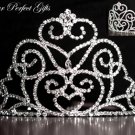 3.75" Swarovski Crystal Rhinestone Bridal Pageant Wedding Party Tiara Comb Crown Headband #2