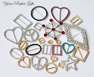 Special Order for any size/shape/color rhinestone buckles sliders