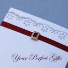 50 RECTANGLE Silver Diamante Rhinestone Ribbon Buckle Sliders For Wedding Invitation BK055