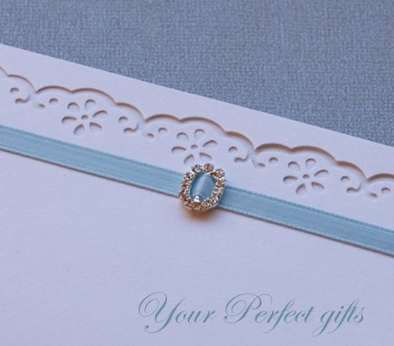 1 pc OVAL Silver Diamante Rhinestone Crystal Buckle Slider For Wedding Invitation BK052