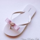 12 pcs CROWN Silver Diamante Rhinestone Buckle Slider Flip Flop Wedding Invitation Bouquet BK080