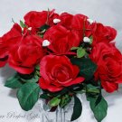 12 pcs Swarovski Crystal Rhinestone Heart Bouquet Flower Center​piece Jewelry BJ002