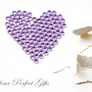1000 Acrylic Flat Back Lavender Light Purple Rhinestone 4mm Wedding Invitation scrapbooking LR011