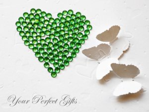 1000 Acrylic Round Faceted Flat Back Green Rhinestone 3mm Wedding Invitation scrapbooking LR042