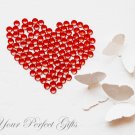 1000 Acrylic Faceted Flat Back Siam Red Rhinestone 3mm Wedding Invitation scrapbooking LR018