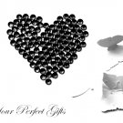 1000 Acrylic Faceted Flat Back Rhinestone 4mm Jet Black Wedding Invitation scrapbooking LR007