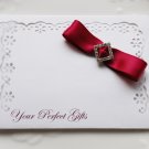 50 DIAMOND SQUARE Diamante Rhinestone Ribbon Silver Buckle Sliders For Wedding Invitation BK049