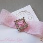100 DIAMOND SQUARE Diamante Rhinestone Crystal Silver Buckle Sliders For Wedding Invitation BK048