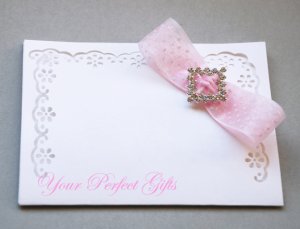 1 pc DIAMOND SQUARE Diamante Rhinestone Crystal Silver Buckle Sliders Wedding Invitation BK048