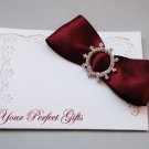 20 ROUND CIRCLE 1.3" Silver Diamante Rhinestone Crystal Buckle Slider Wedding Invitation BK006