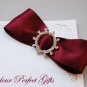 20 ROUND CIRCLE 1.3" Silver Diamante Rhinestone Crystal Buckle Slider Wedding Invitation BK006