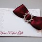 1 pc ROUND CIRCLE 1.3" Silver Diamante Rhinestone Crystal Buckle Slider Wedding Invitation BK006
