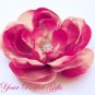 20 Round Circle Diamante Rhinestone Crystal Button Hair Clip Wedding Invitation Ring Pillow BT053
