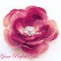 1 pc Round Circle 19mm Diamante Rhinestone Crystal Button Hair Clip Wedding Invitation BT018