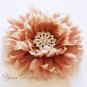 20 Round Circle Diamante Rhinestone Crystal Button Hair Clip Wedding Invitation Ring Pillow BT028