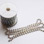 3 Feet/1 Yard SS12 3.2mm Clear AB Rhinestone Chain Crystal Silver Wedding Cake Banding RC012