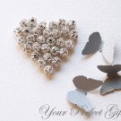 10 pcs Swarovski Rhinestone Crystal Silver Plated Bead Spacer Ball 8mm AC008