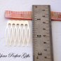100 pcs 1.25 inch (30mm) Silver Metal Hair Combs 6 Teeth Wedding Bridal Tiara Jewelry Supplies AC004