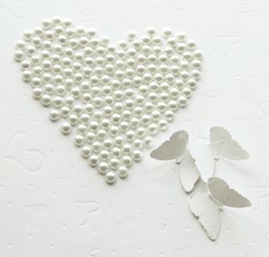 1000 White Half Round Flat Back Pearl 4mm Wedding Invitation Scrapbooking Phone Case Nail Art LP046