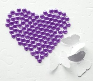 500 Dark Eggplant Purple Round Flat Back Pearl 5mm Wedding Invitation scrapbooking Phone Case LP002