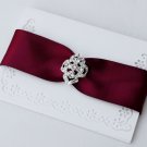 20 Fancy OVAL Silver Diamante Rhinestone Crystal Buckle Slider Wedding Invitation Chair Cover BK060