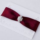 20 Fancy OVAL Silver Diamante Rhinestone Crystal Buckle Slider Wedding Invitation Chair Cover BK061