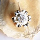 20 Rhinestone Button Round Diamante Crystal Hair Clip Wedding Invitation BT083