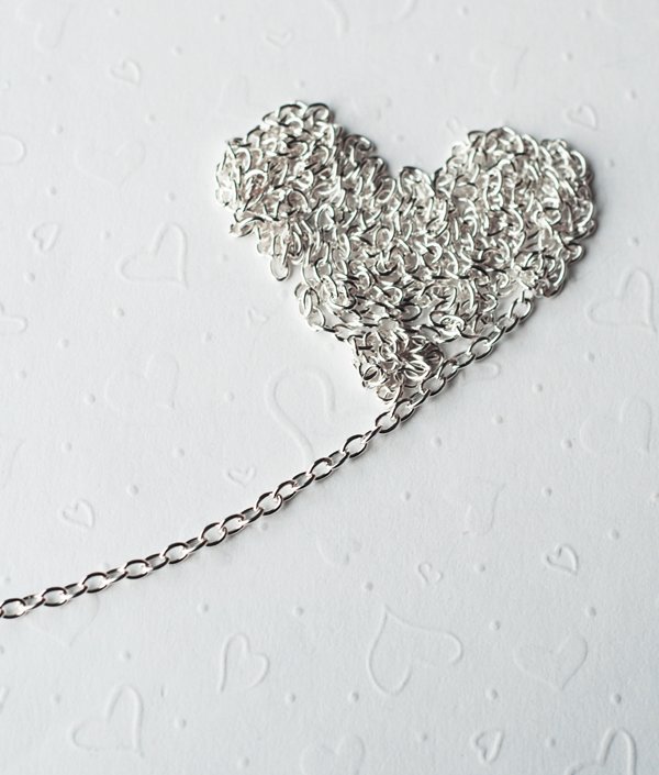10 feet Chain silver plated 1.5x1.2mm delicate petite oval cable - CH004