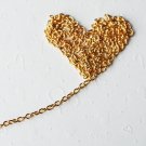 10 feet Chain gold plated 2x3mm oval cable - CH002