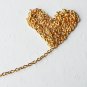 10 feet Chain gold plated 3x4mm oval cable - CH003
