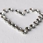 20 pcs Swarovski Roundelle Rhinestone Crystal Silver Plated Spacer 8mm Bead Caps AC029