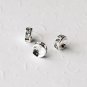 20 pcs Swarovski Roundelle Rhinestone Crystal Silver Plated Spacer 8mm Bead Caps AC029