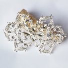 1 pc Rhinestone Crystal Diamante Silver Flower Brooch Pin Jewelry Wedding Cake Decoration BR089
