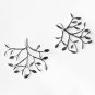 10 pcs Tree Pendant Charm Connector Silver Plated AC057