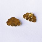 10 pcs Cloud Pendant Charm Connector Gold Plated AC041