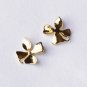 10 pcs Flower Pendant Charm Connector Gold Plated AC042