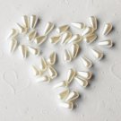100 Teardrop Pearl 10x6mm Light Cream Ivory Off White LP053